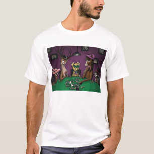 T-shirt Tisonnier jouant la chemise d'animaux