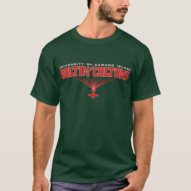 T-shirt Tissus Marchandise-Foncés sportifs de Boltin (Devant)