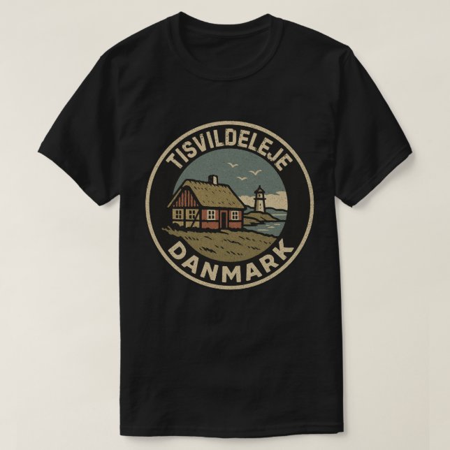 T-shirt Tisvildeleje, Danemark  (Design devant)