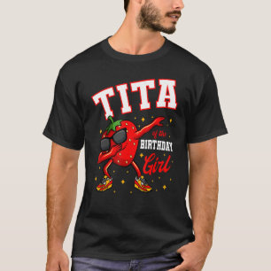 T-shirt Tita De L'Anniversaire Fille Dabbing Anniversaire 