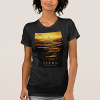 Titan la plus grande lune de la planète Saturne