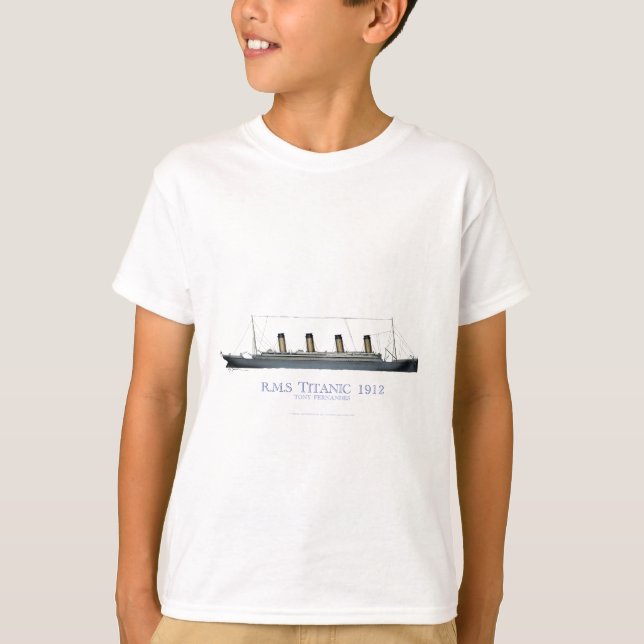 T-shirt Titanic 1912 1 (Devant)
