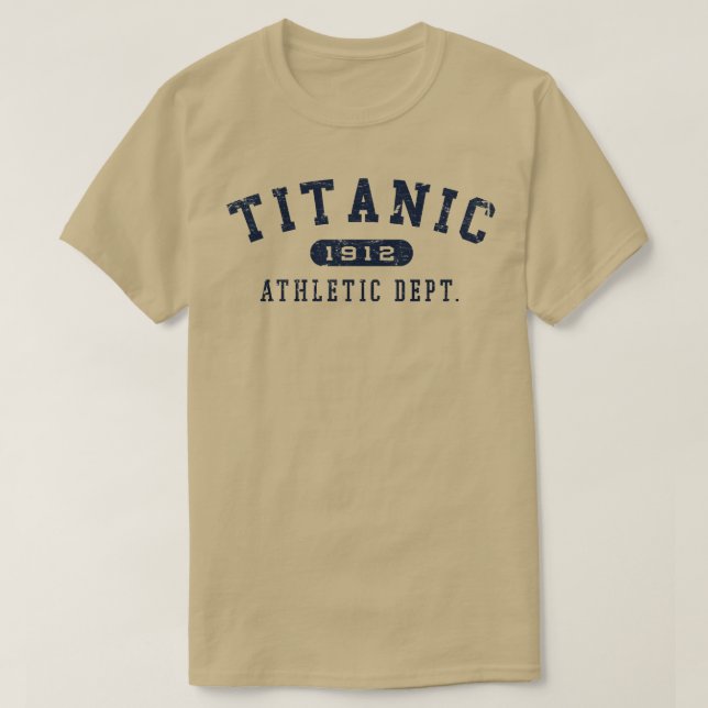 T-shirt Titanic Athletic Dept (Design devant)