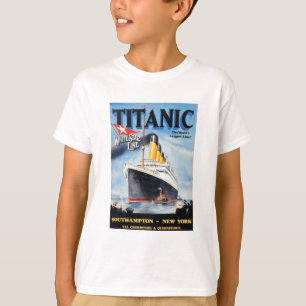 T-shirt Titanic White Star Line - Le plus grand Liner du m