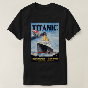 T-shirt Titanic White Star Line - Le plus grand paquebot d