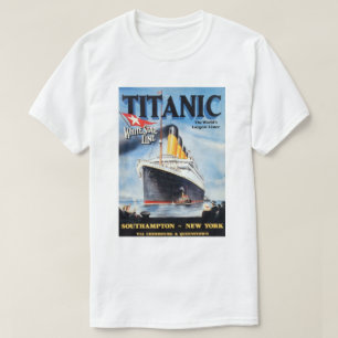T-shirt Titanic White Star Line - Le plus grand paquebot d