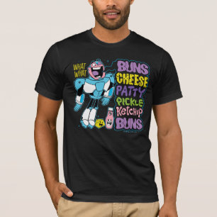 T-shirt Titans Ados, allez !   Cyborg Burger Rap