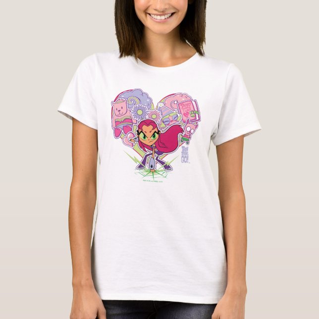 T-shirt Titans Ados, allez ! | Graphique de pointes cardia (Devant)