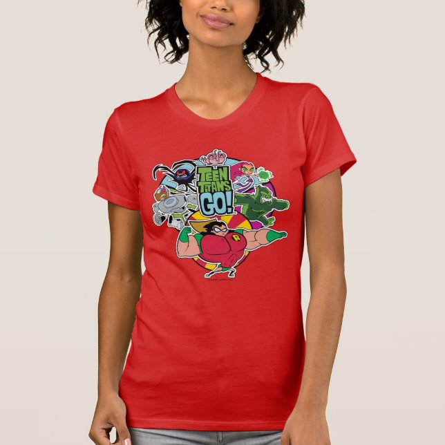 T-shirt Titans Ados, allez ! | Graphique Groupe d'équipes (Devant)