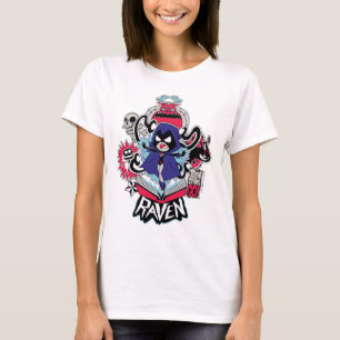 T-shirt Titans Ados, allez !   Raven puissance démoniaque 