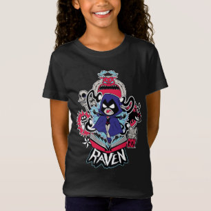 T-Shirt Titans Ados, allez !   Raven puissance démoniaque 