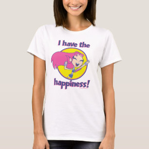 T-shirt Titans Ados, allez !   Starfire "J'Ai Le Bonheur"