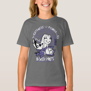 T-shirt Titans Ados, allez !   Starfire & Mr Sassy Pants