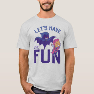 T-shirt Titans Ados, allez !   Starfire & Raven "Ayez Le P