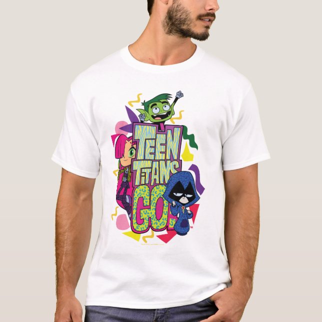 T-shirt Titans Ados, partez ! | Logo Poster de animal "Fil (Devant)