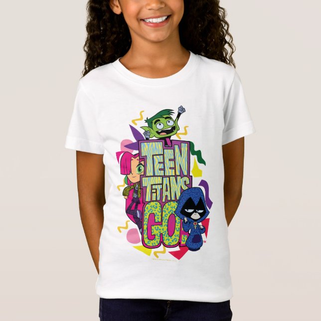 T-Shirt Titans Ados, partez ! | Logo Poster de animal "Fil (Devant)