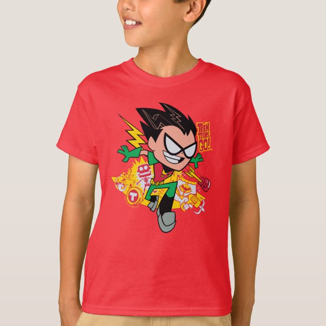 T-shirt Titans Ados, partez ! | Robin's Arsenal Graphic (Devant)