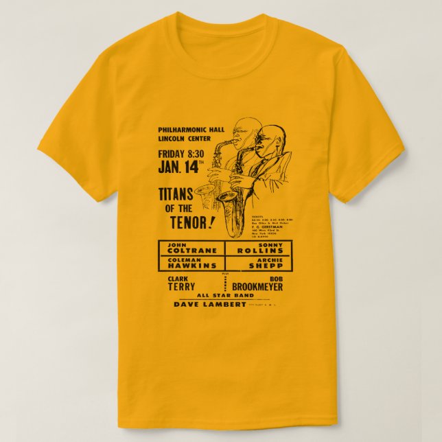 T-shirt Titans de Ténor au Lincoln Center (Design devant)