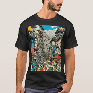T - Shirt **Titel**: "Kreativer Kampf: Angst in