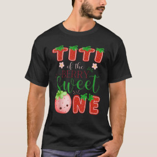 T-shirt Titi De Berry Sweet Un 1Er Fraises D'Anniversaire