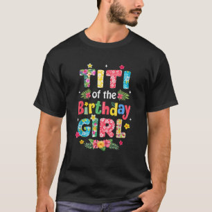 T-shirt Titi de la fille d'anniversaire Hawaï décoration d