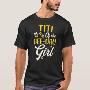 T-shirt Titi De La Fille De La Fête Des Abeilles À Jumelag
