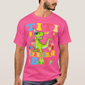 T-shirt Titi super Du Garçon D'Anniversaire T-Rex Dinosaur