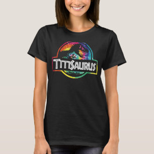 T-shirt Titisaurus T Rex Dinosaur Titi Saurus Family Match