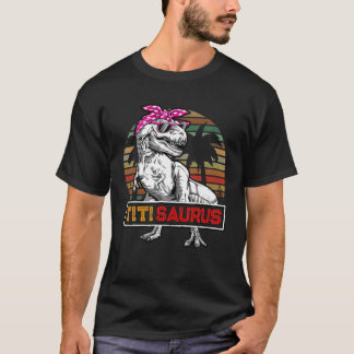 T-shirt Titisaurus T Rex Dinosaur Titi Saurus Family Match