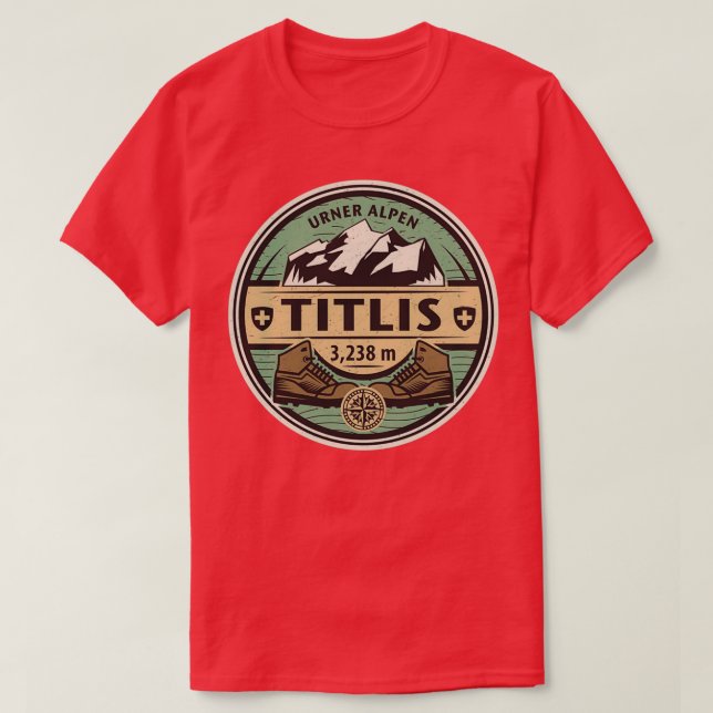 T-shirt Titlis Urner Alpen (Design devant)