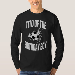 T-shirt Tito De L'Anniversaire Boy Soccer Ball Team Annive