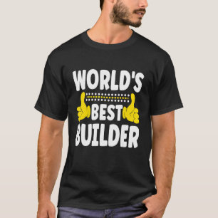T-shirt Titre de l'emploi du meilleur constructeur mondial
