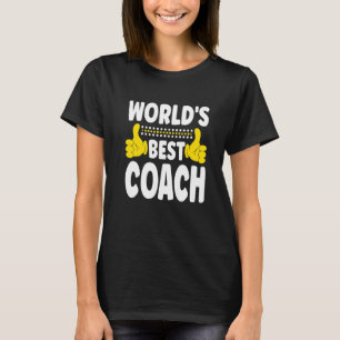 T-shirt Titre de l'emploi du meilleur entraîneur du monde