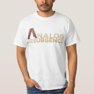 T-shirt Titre de résurgence analogique