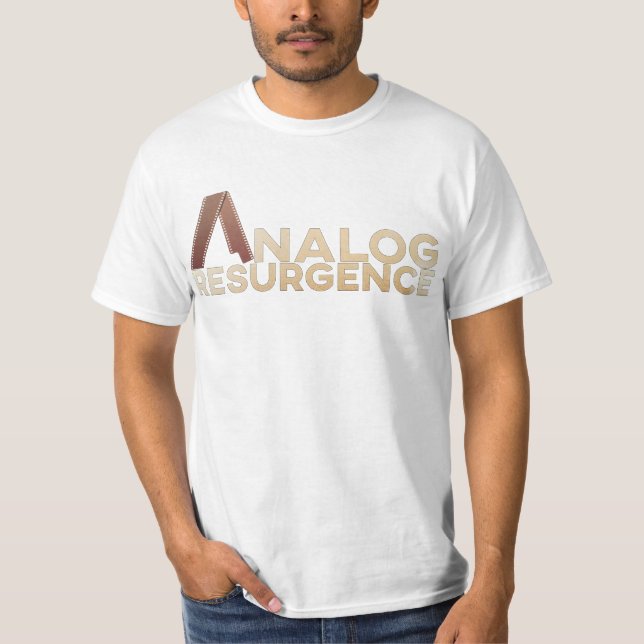T-shirt Titre de résurgence analogique (Devant)