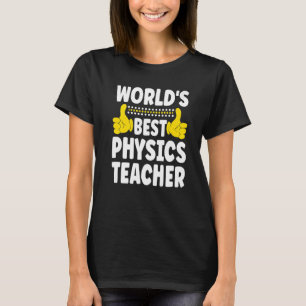 T-shirt Titre du poste du meilleur enseignant en physique