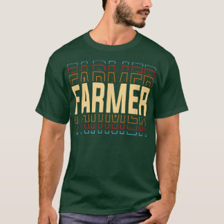 T-shirt Titre du travail agricole Vintage