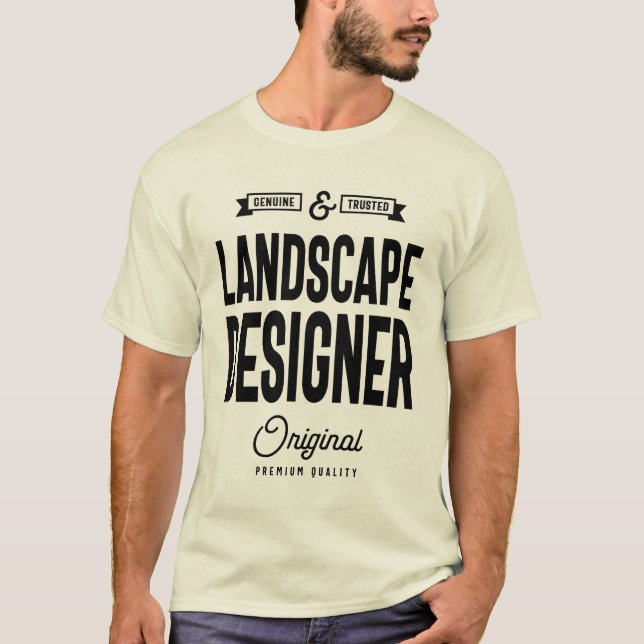 T-shirt Titre du travail du concepteur du paysage Cadeau (Devant)