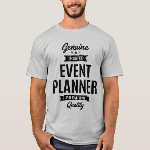 T-shirt Titre du travail du planificateur d'événements
