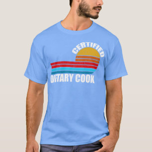 T-shirt Titre du travail vintage rétro de Cuisinier diétét