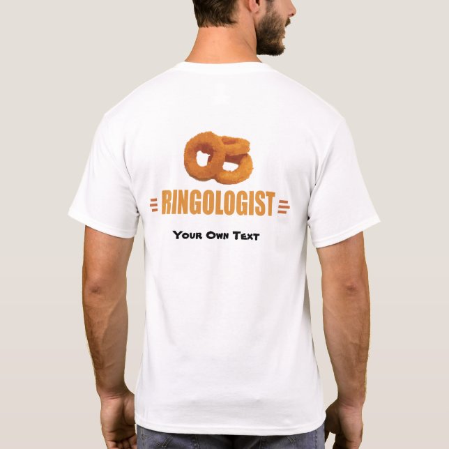 T-shirt Titre humoristique de l'anneau d'oignon (Dos)
