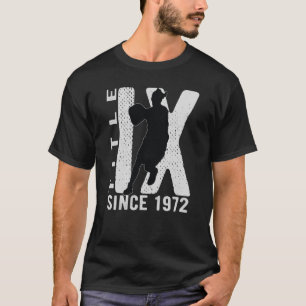T-shirt Titre IX 50e anniversaire Amendements américains s