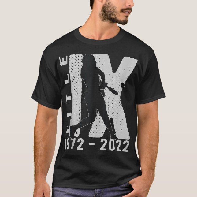 T-shirt Titre IX 50e anniversaire Amendements américains s (Devant)