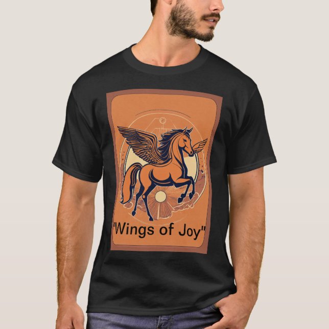 T-shirt Titre : "Tshirt Silhouette Stallion Majestic (Devant)