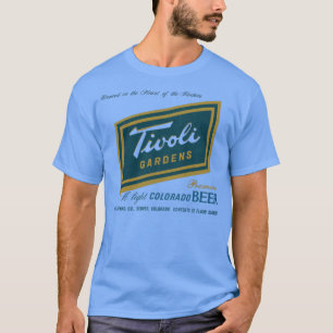 T-shirt Tivoli Gardens Bière Rétro Déficit Breweriana