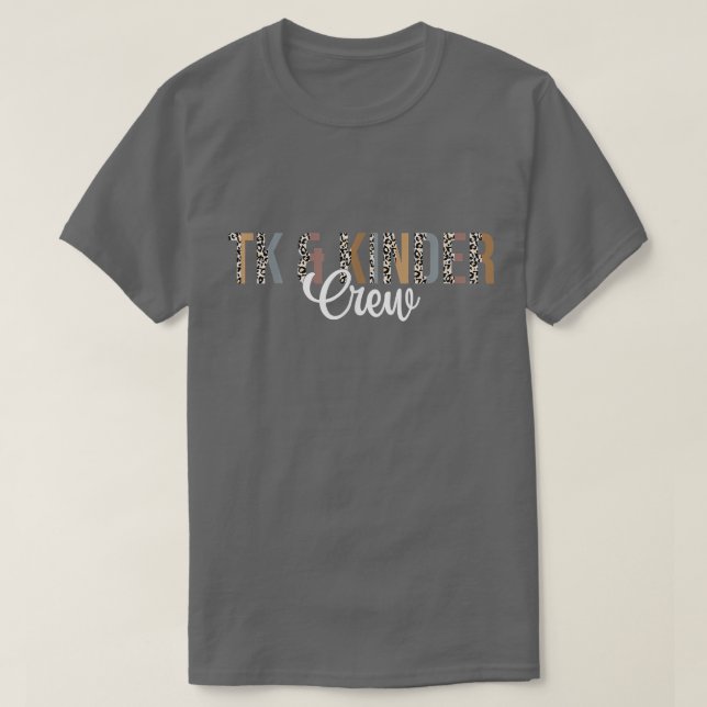 T-shirt TK Enseignant TK et Kinder Crew (Design devant)