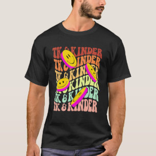 T-shirt TK et Kinder sourire rétro face Back to School kin
