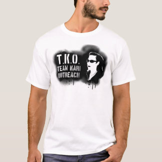 T-shirt TKO - Pochoir noir