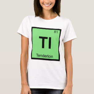 T-shirt Tl - Tenderloin San Francisco Symbole de la chimie