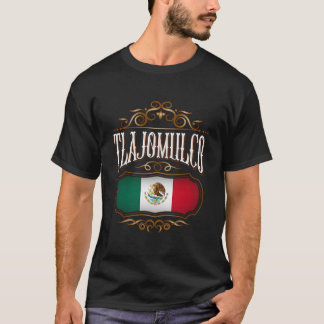 T-shirt Tlajomulco Jalisco Con Bandera De Mã©Xico